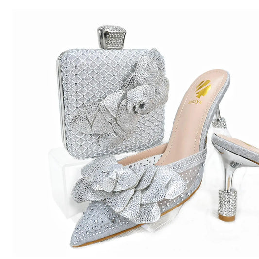 Italian gold Shoes And Bag Sets HTG1-9