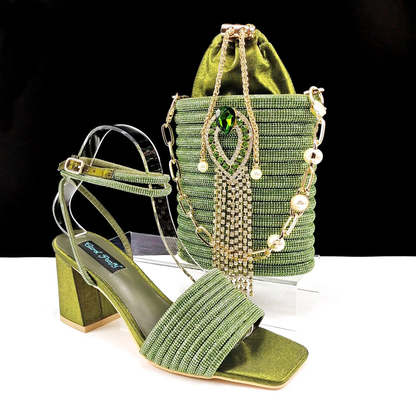 Lastest Italian Ladies Shoes with Matching Bag Set HJJ1-23