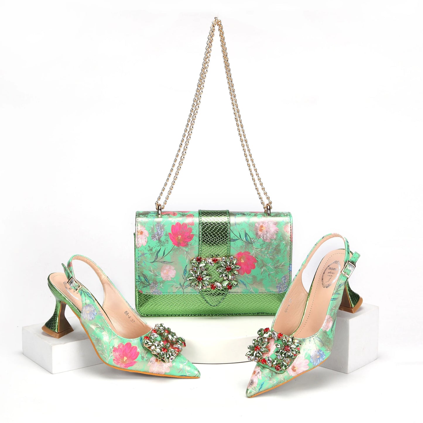 New Design Shoes Matching Bag Set