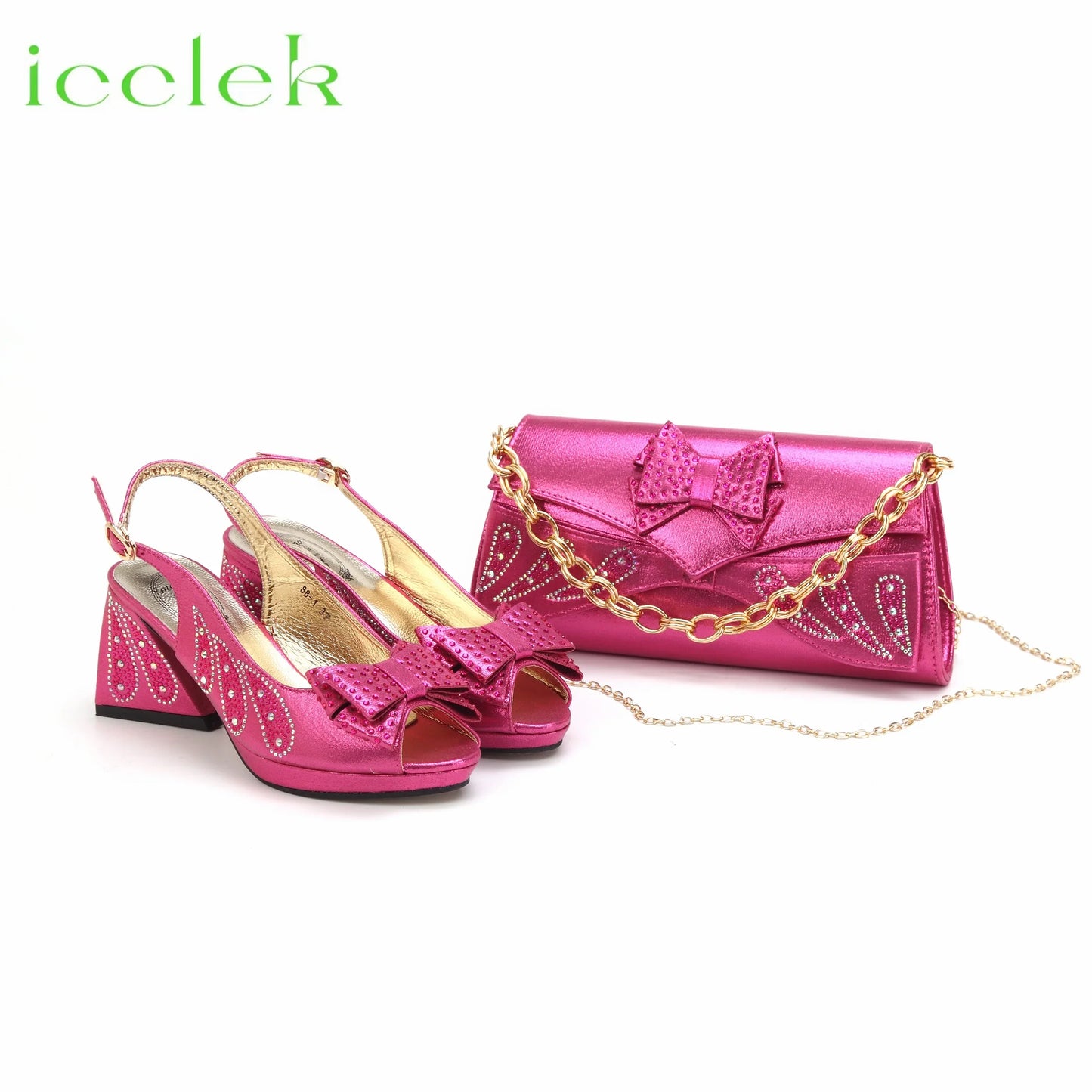 New Design Women's Shoes and Bag Set