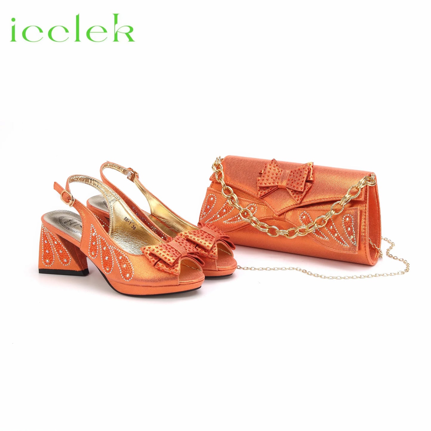 New Design Women's Shoes and Bag Set