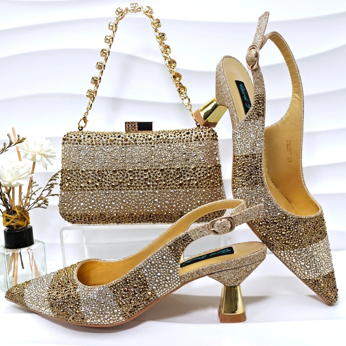 Charming Shoes And Bag Matching Set INHGF1-9