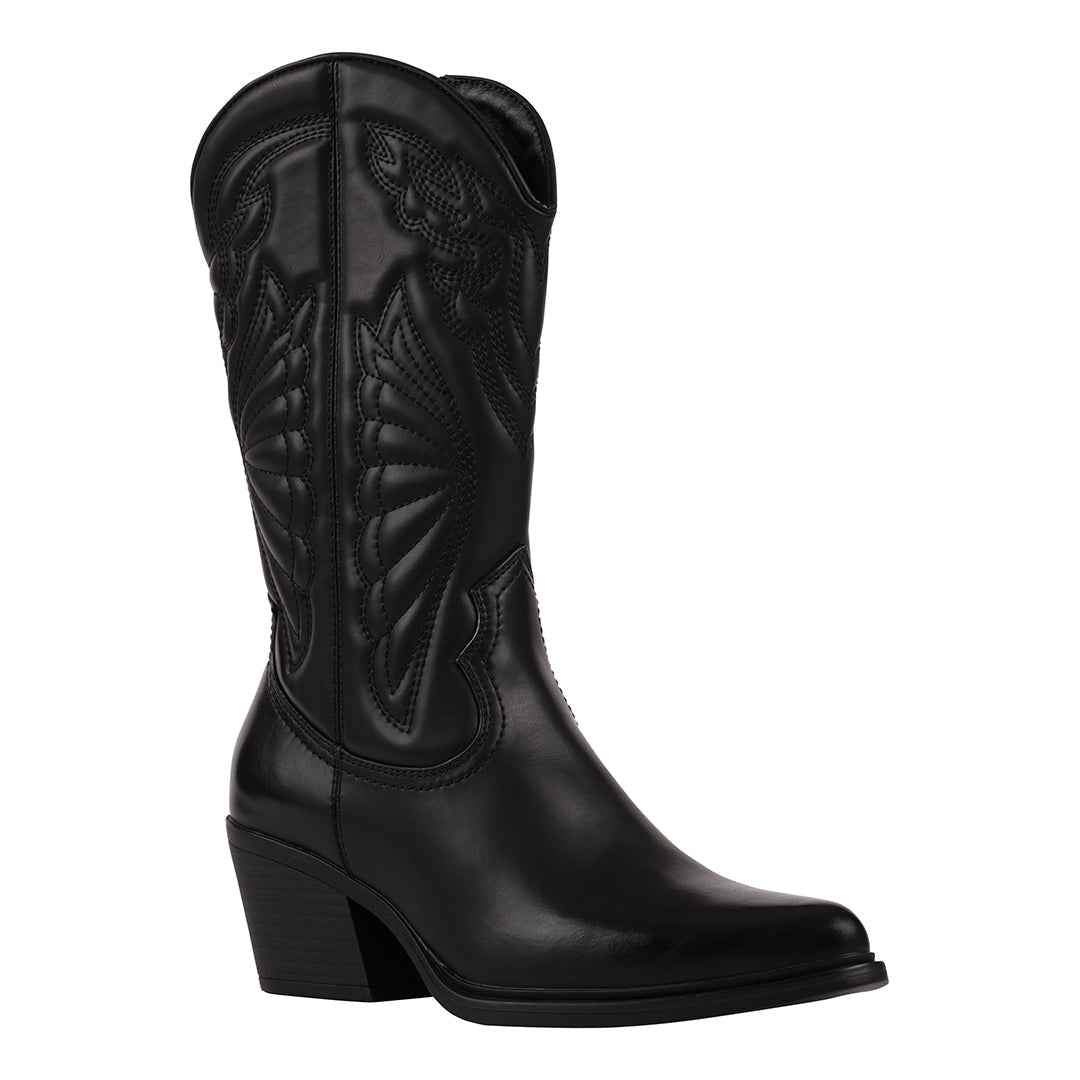 Women's Savannah Black Booties Black