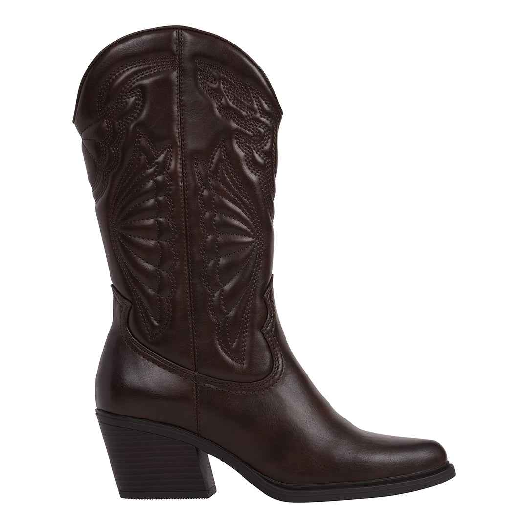 Women’s Savannah Dark Brown Booties | Stylish Fall Footwear