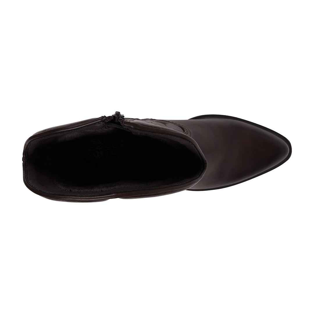 Women’s Savannah Dark Brown Booties | Stylish Fall Footwear