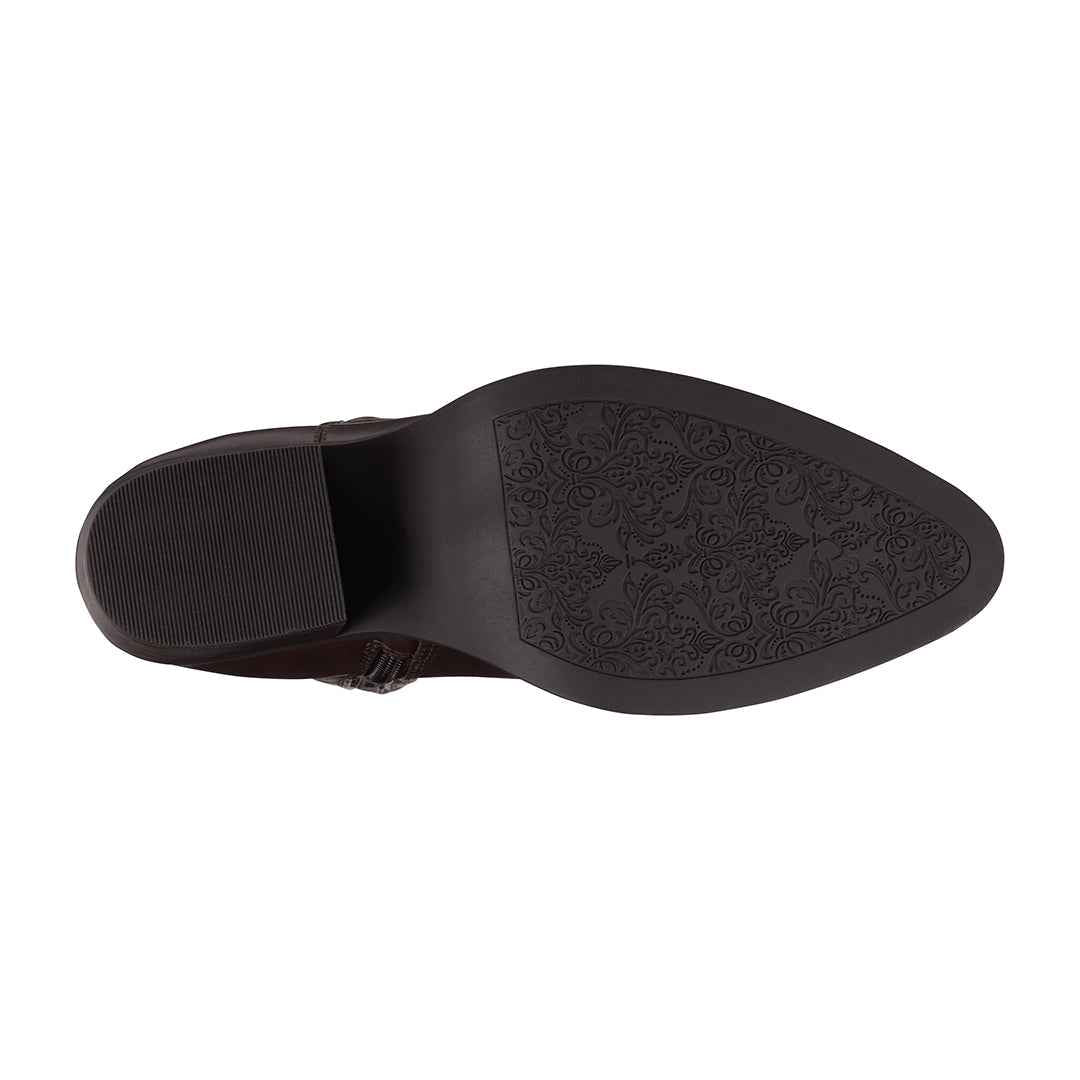 Women’s Savannah Dark Brown Booties | Stylish Fall Footwear