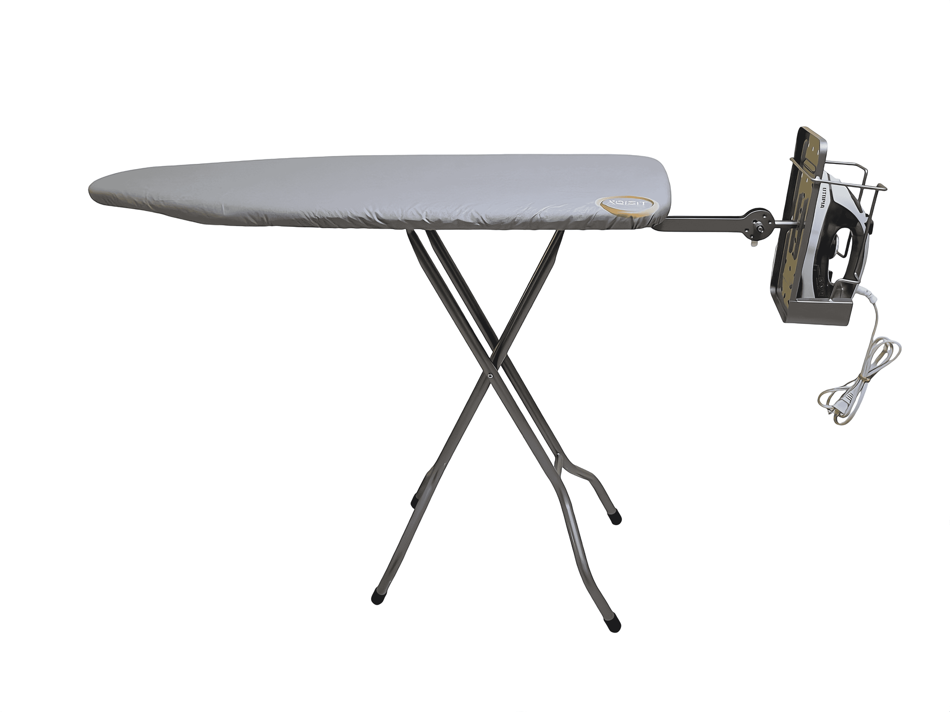 XQiZiT Ironing Board with an Adjustable Iron Holder Stand and Steam-Saving Technology