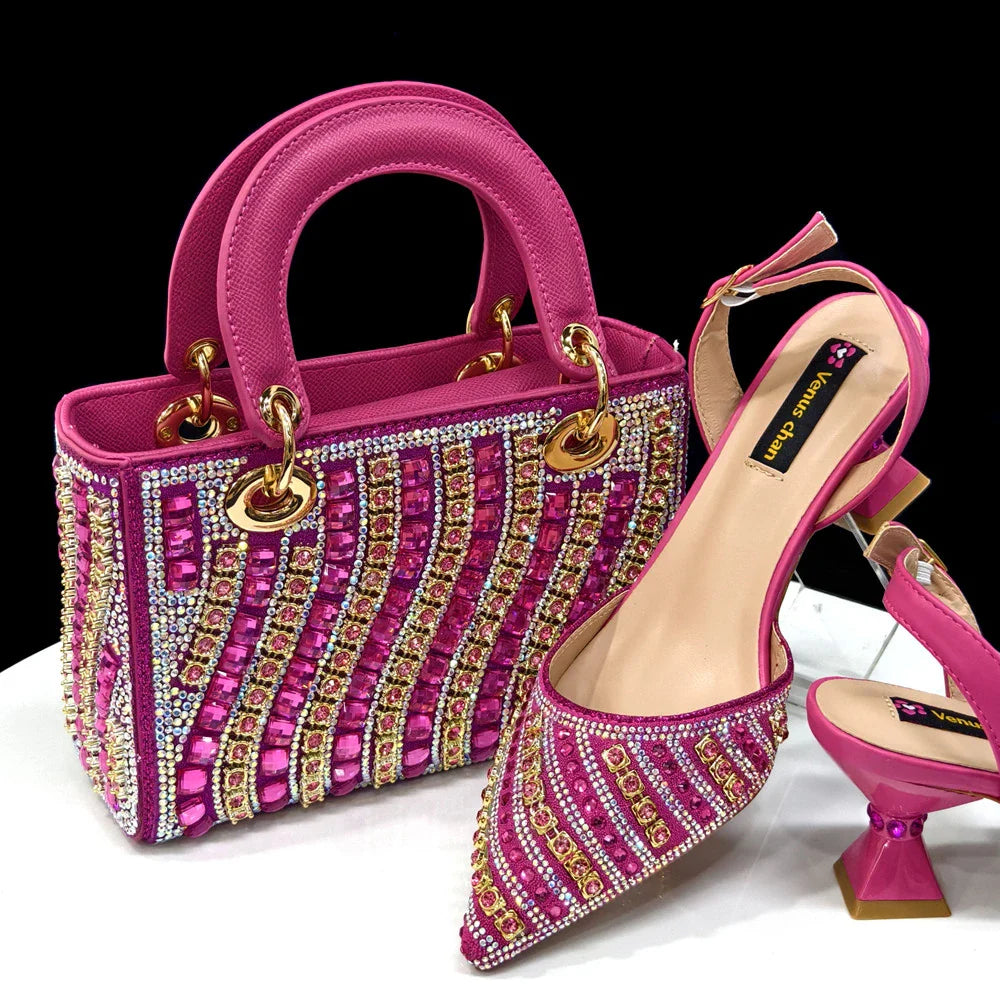 Matching Women Shoe and Bag Set ED130