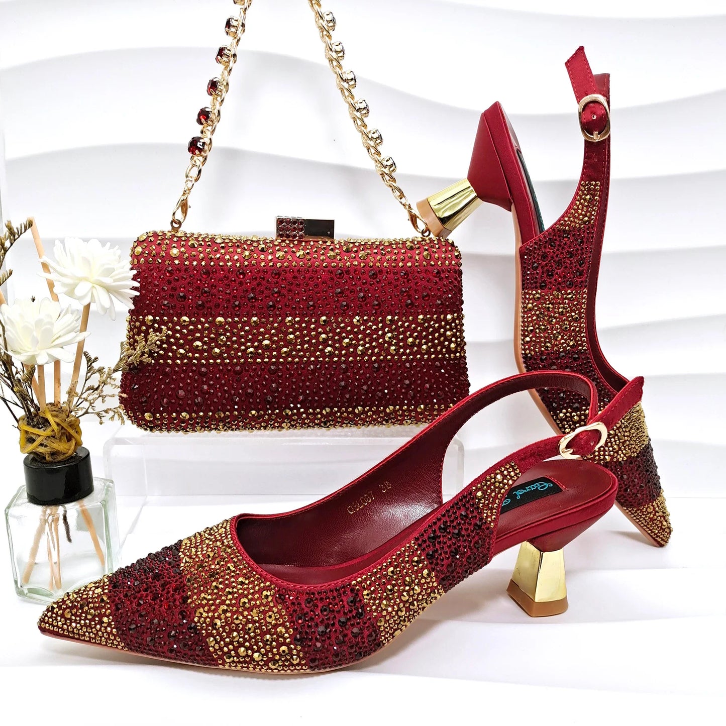 Charming Shoes And Bag Matching Set INHGF1-9