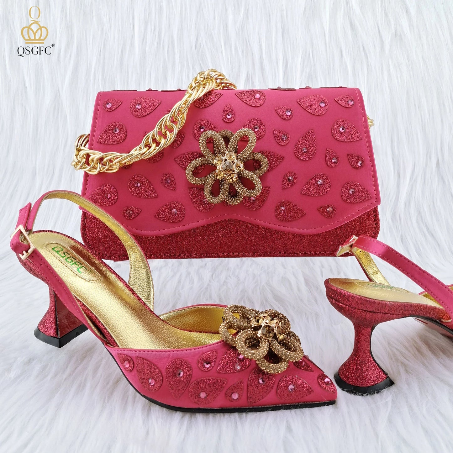 Newly Arrived Classic Style Hand Bag Matching High Heels