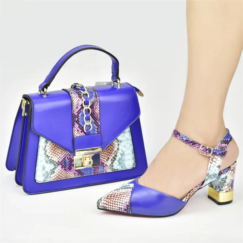 Italian Shoe With Matching Bags! HRG1-8