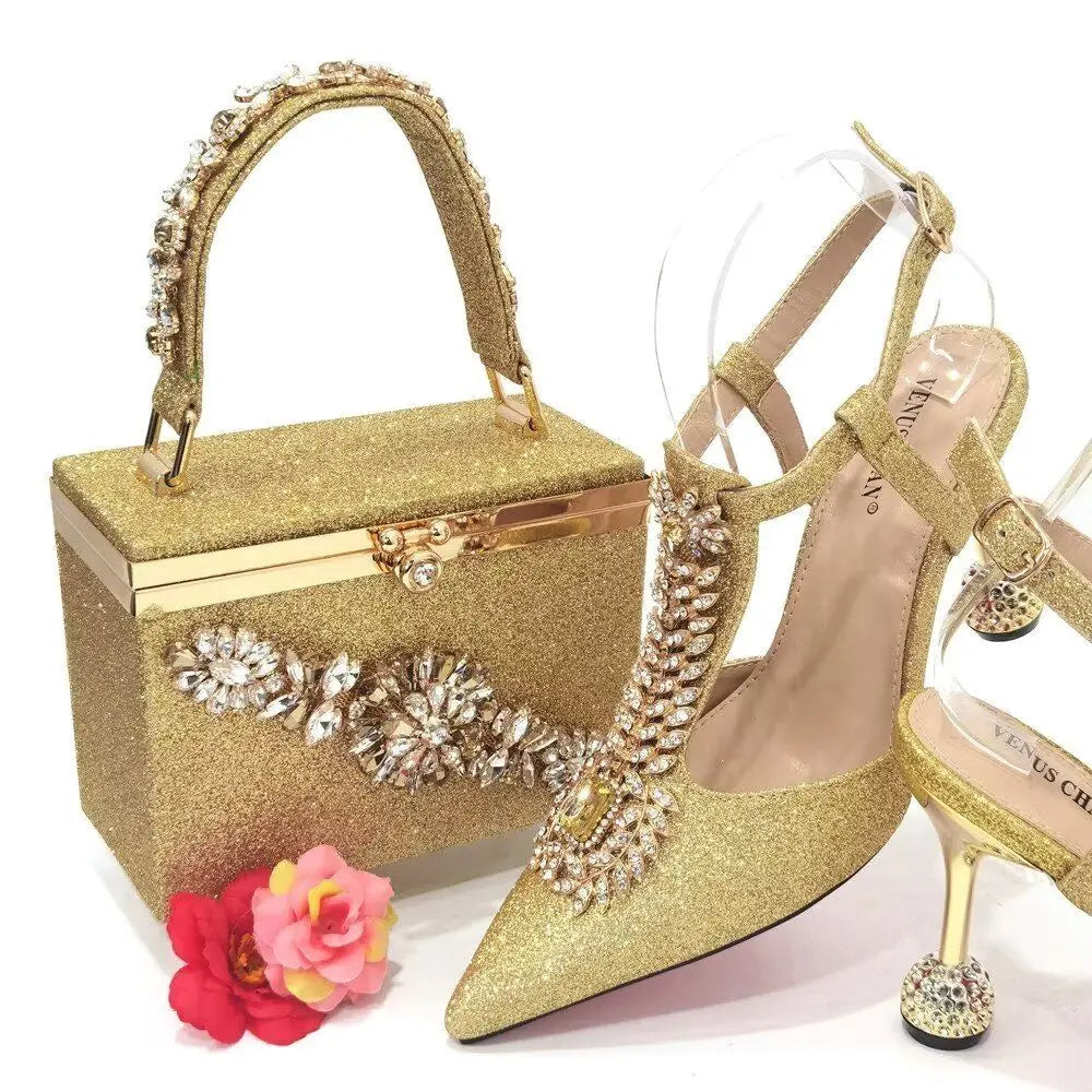High Quality Ladies Shoes And Bags Set HUY1-6