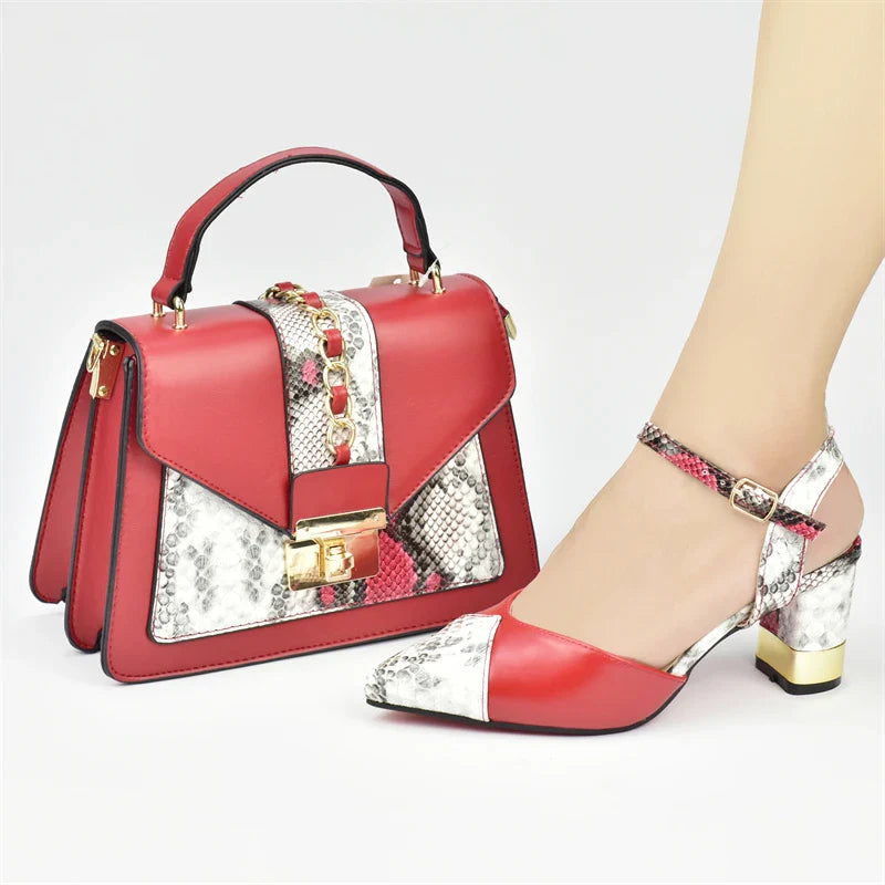 Italian Shoe With Matching Bags! HRG1-8
