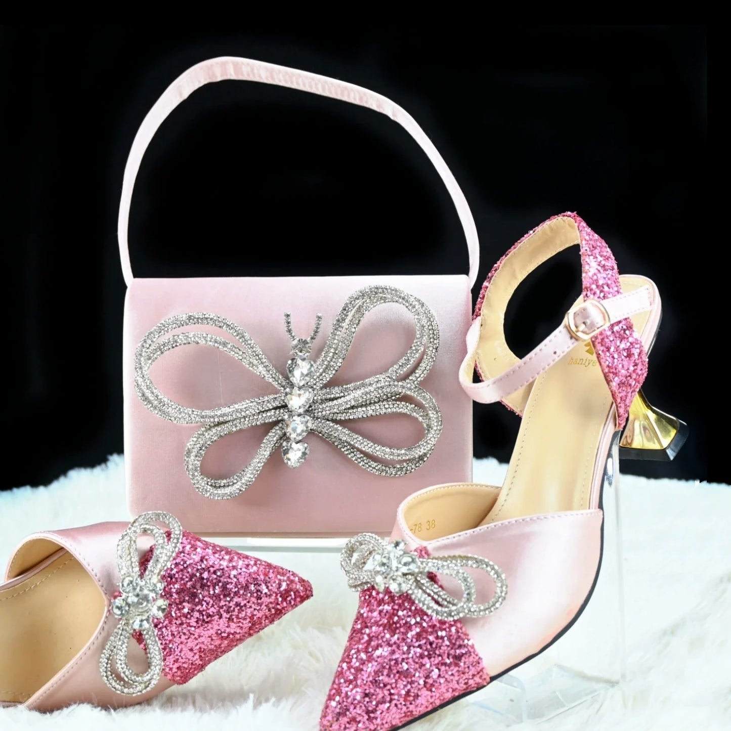 High Quality Style Ladies Shoes And Bags Set HGH1-8