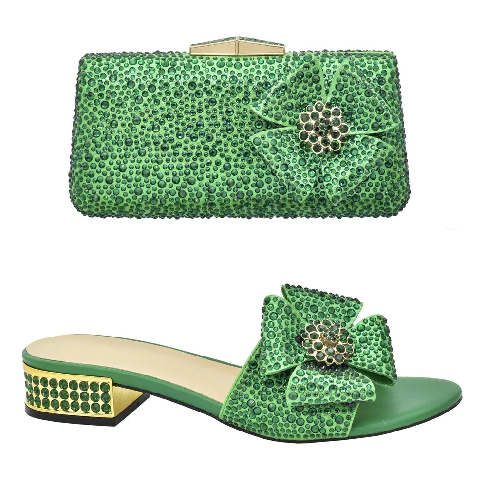 Italian Style Sandals And Bag Sets HQS1-10