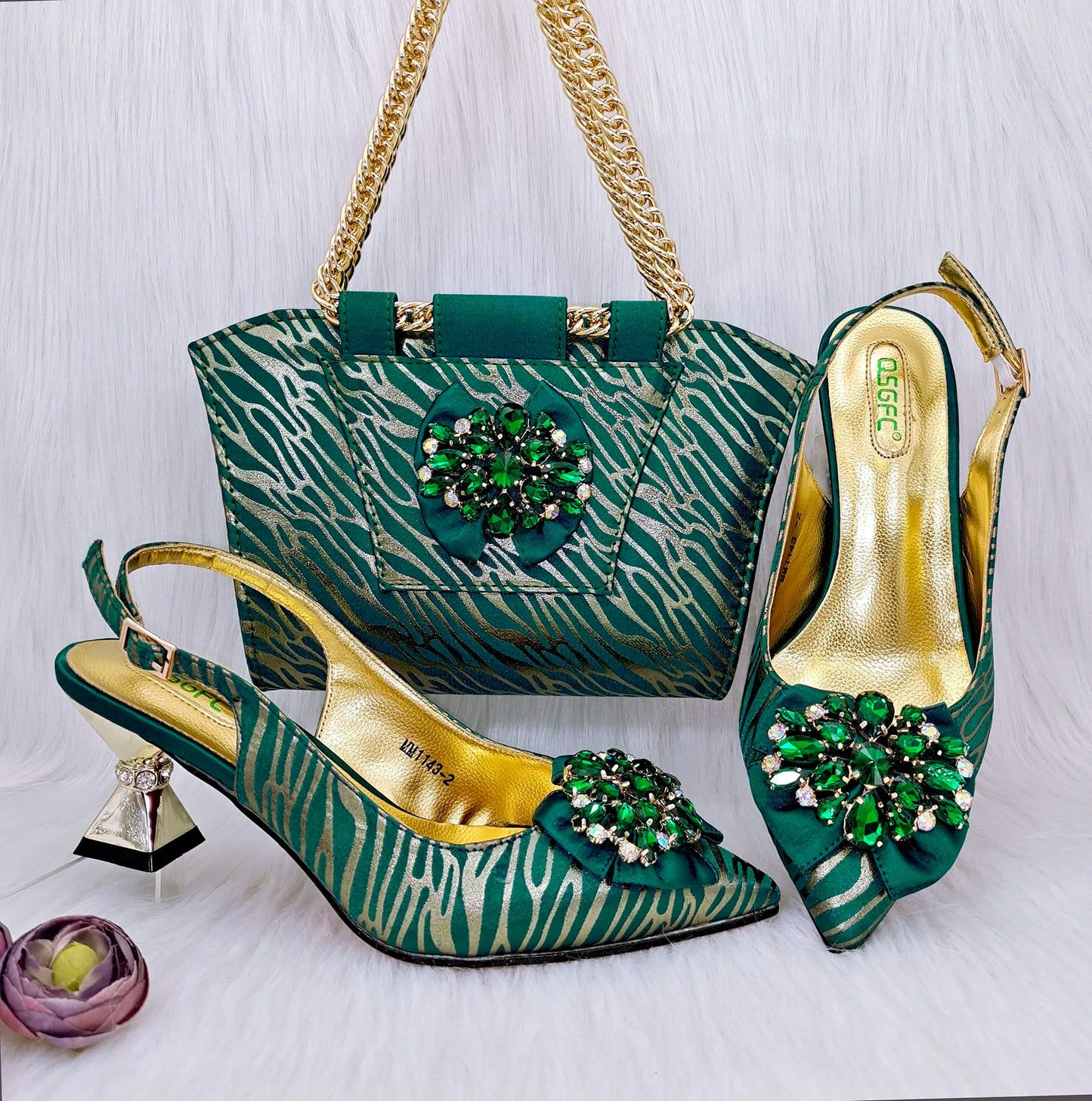 Charming Shoes And Bag Matching Set HRF1-6