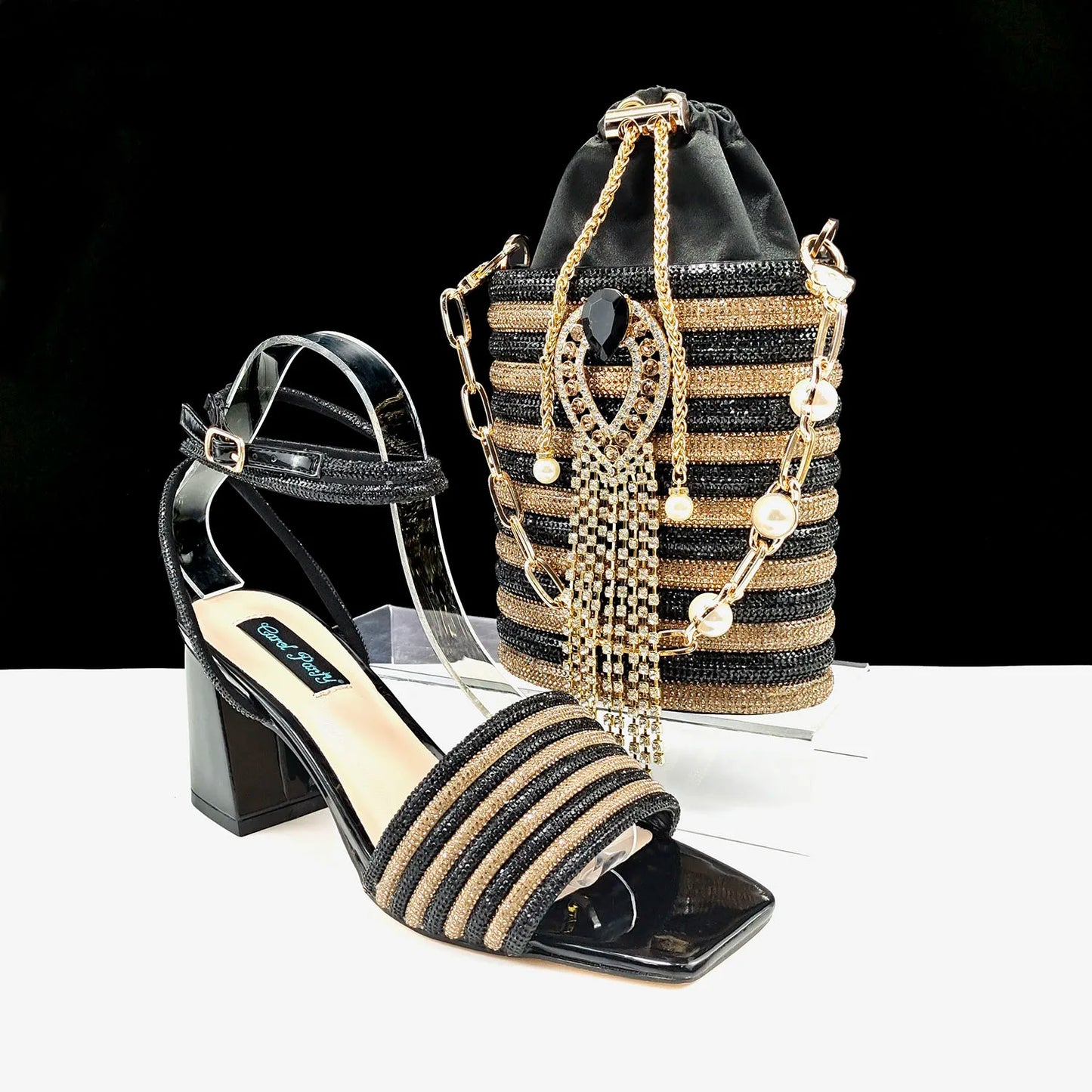Lastest Italian Ladies Shoes with Matching Bag Set HJJ1-23