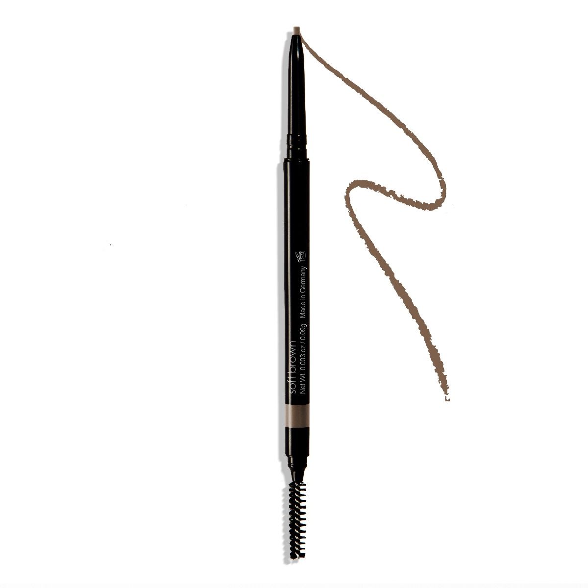 MOST LOVED! MICRO-TIP RETRACTABLE BROW PENCIL, WATERPROOF (6 Shades) Soft Brown - Suggested for dark blonde to light brown hair