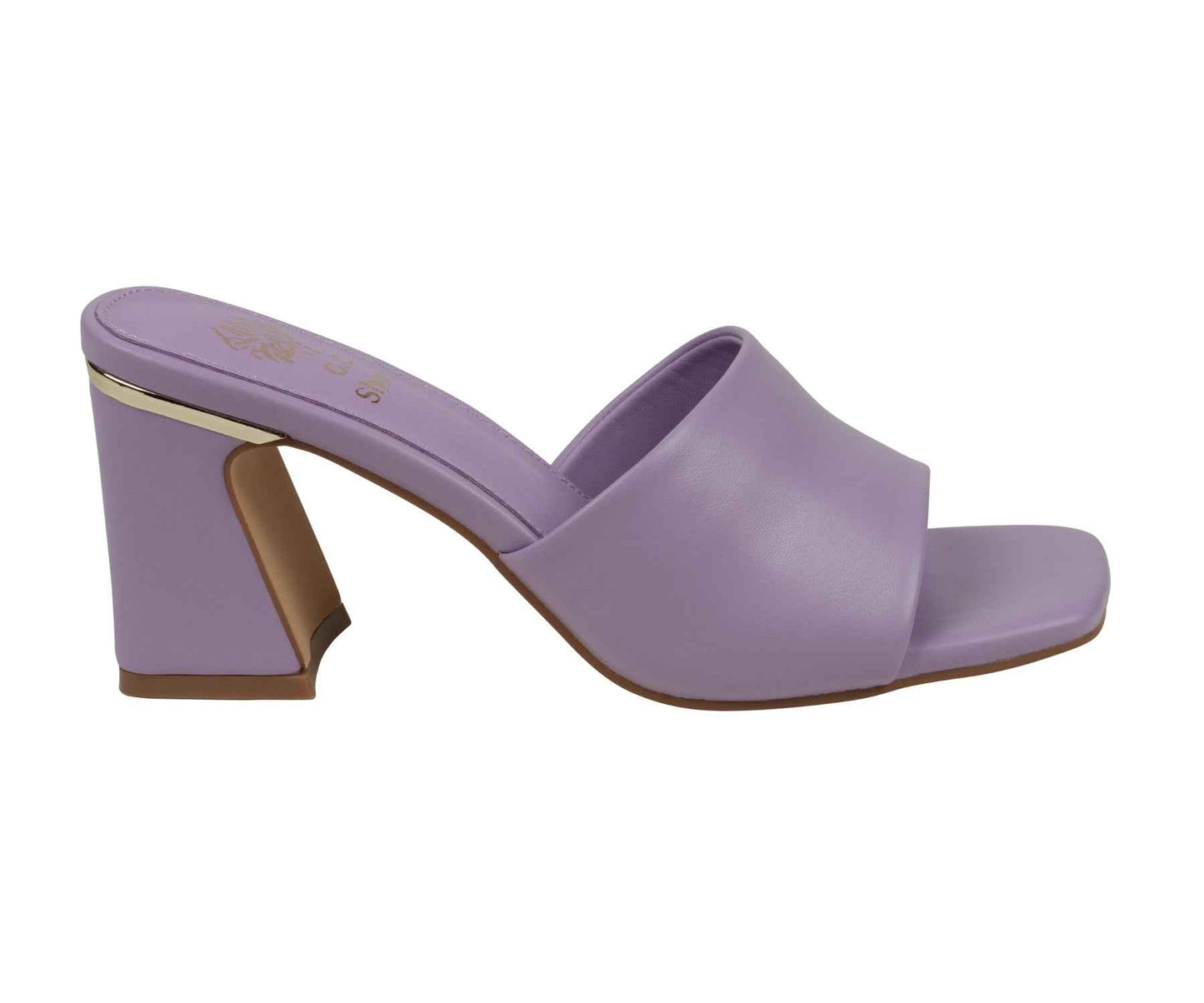 Women's Soho Lilac Square Toe Heeled Sandals
