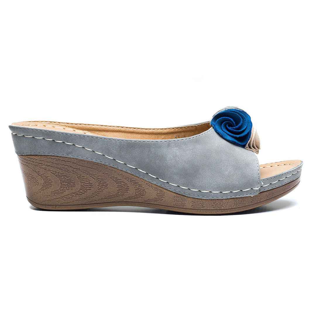 Women's Sydney Grey Wedge Sandals