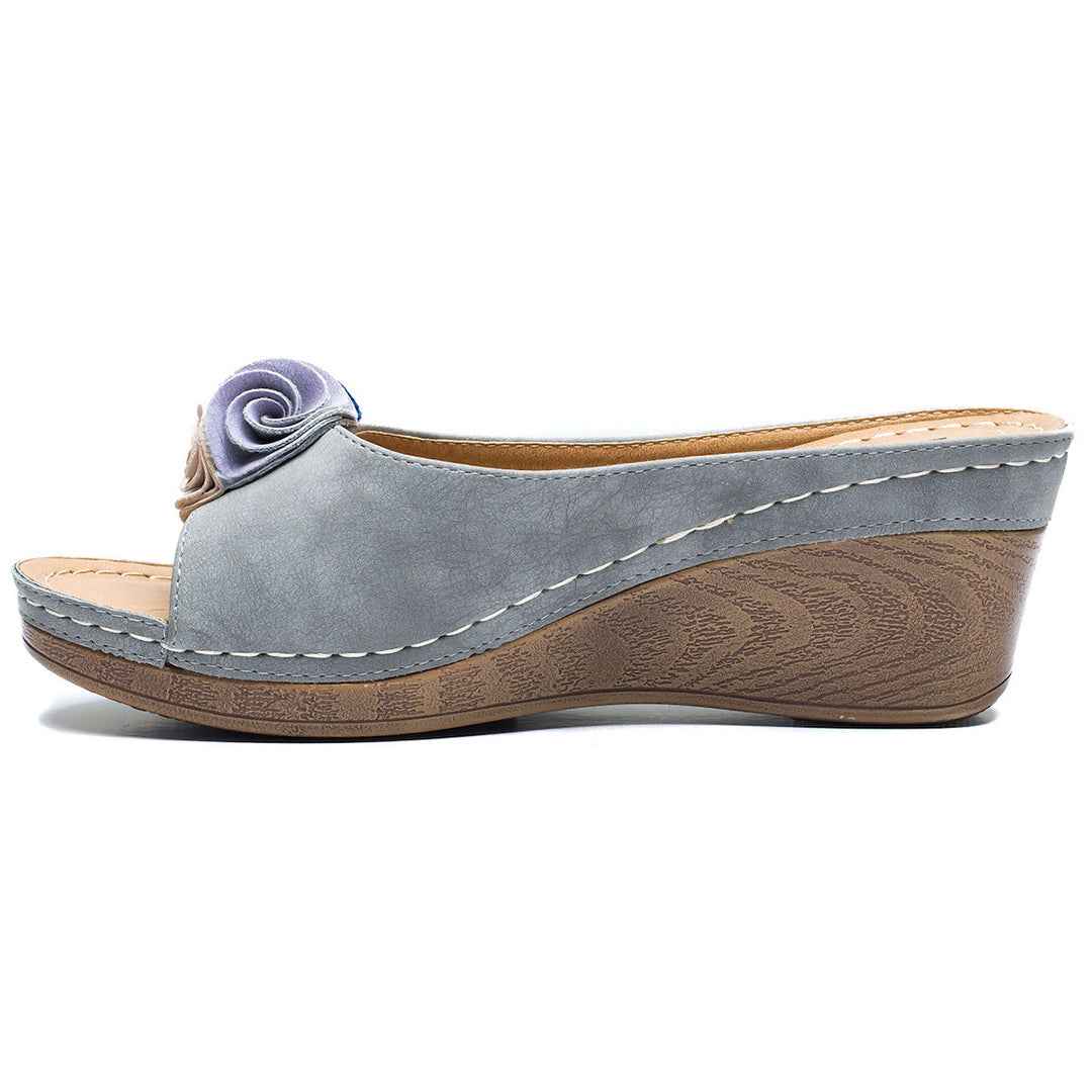 Women's Sydney Grey Wedge Sandals