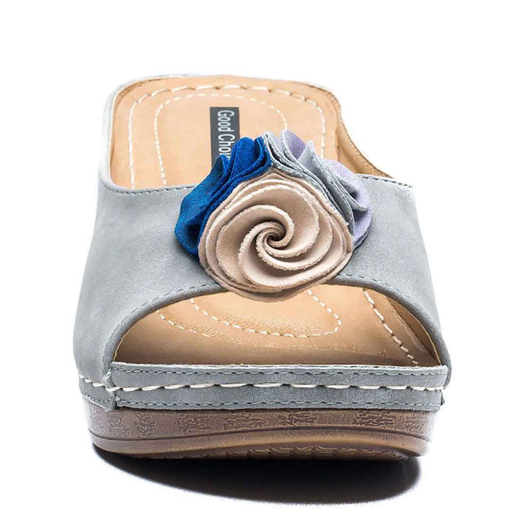 Women's Sydney Grey Wedge Sandals