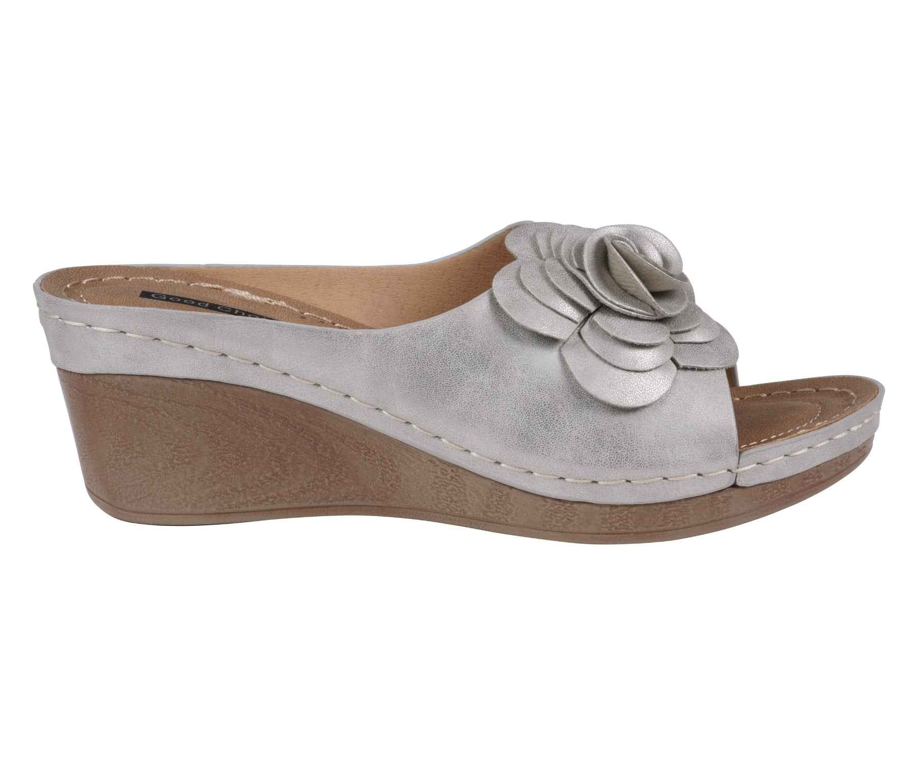 Women's Tokyo Silver Wedge Sandals