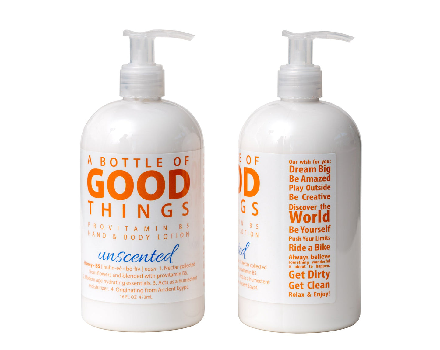 Honey•B5 UNSCENTED Lotion ~ 16 oz.