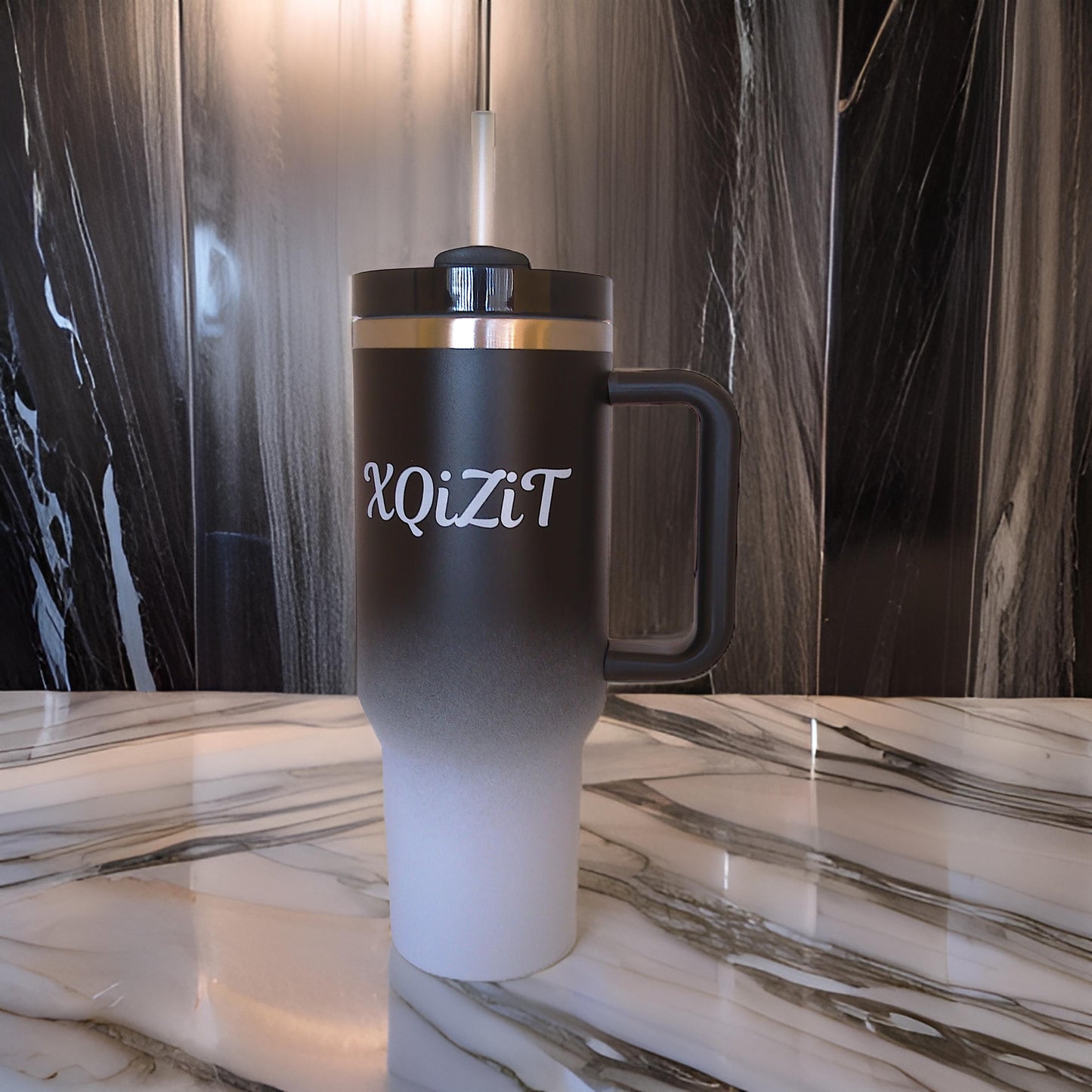 Water Bottle Tumbler, Stainless Steel Vacuum Insulated Tumbler with New Seal proof Lid and Straw for Water 40oz, Soda, Juice, Ice-Tea or Coffee