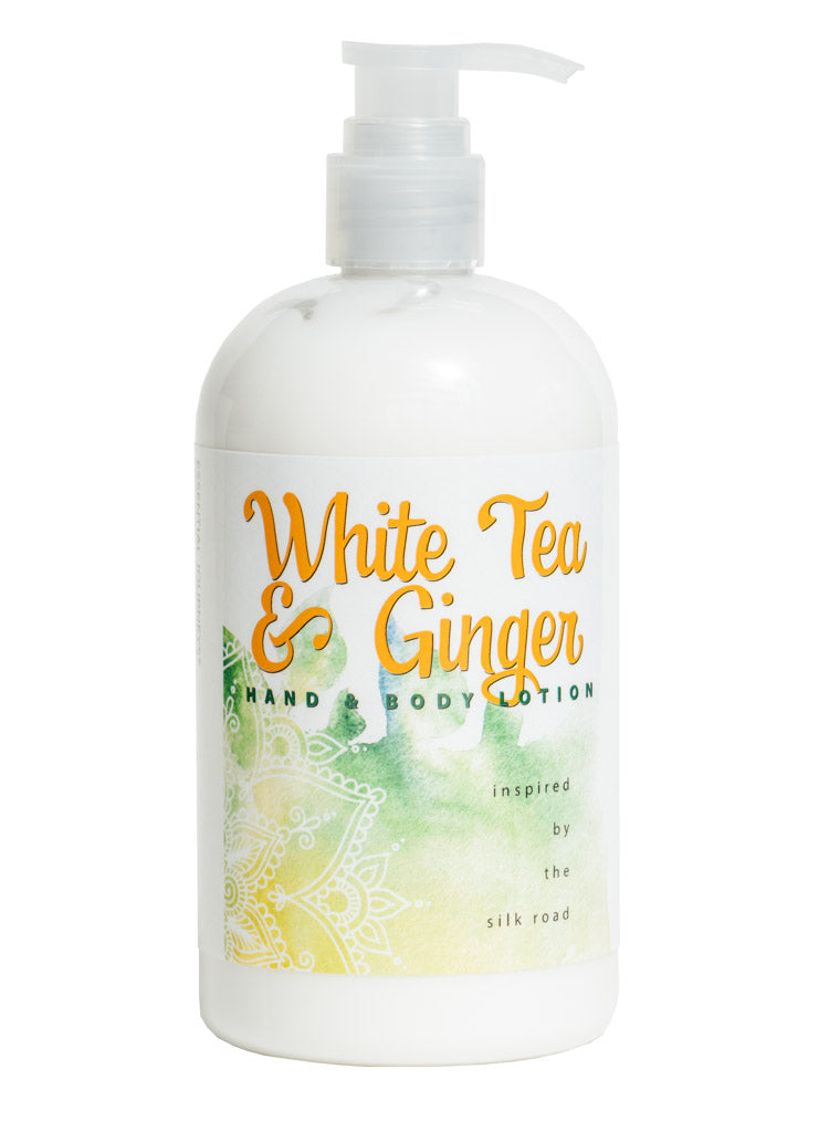 WHITE TEA & GINGER HAND & BODY LOTION 16 oz or 2 oz 16 oz