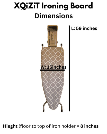 XQiZiT Full Size Ironing Board for Steam Irons