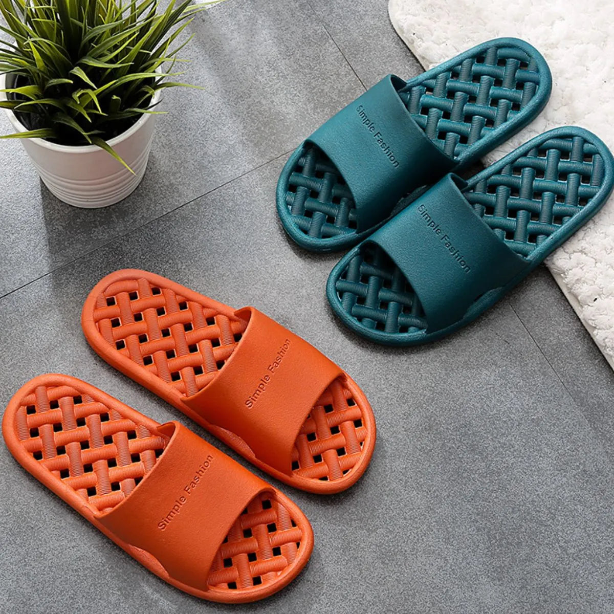 Open Toe Platform Slippers