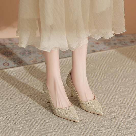 Point Toe Stiletto Pumps