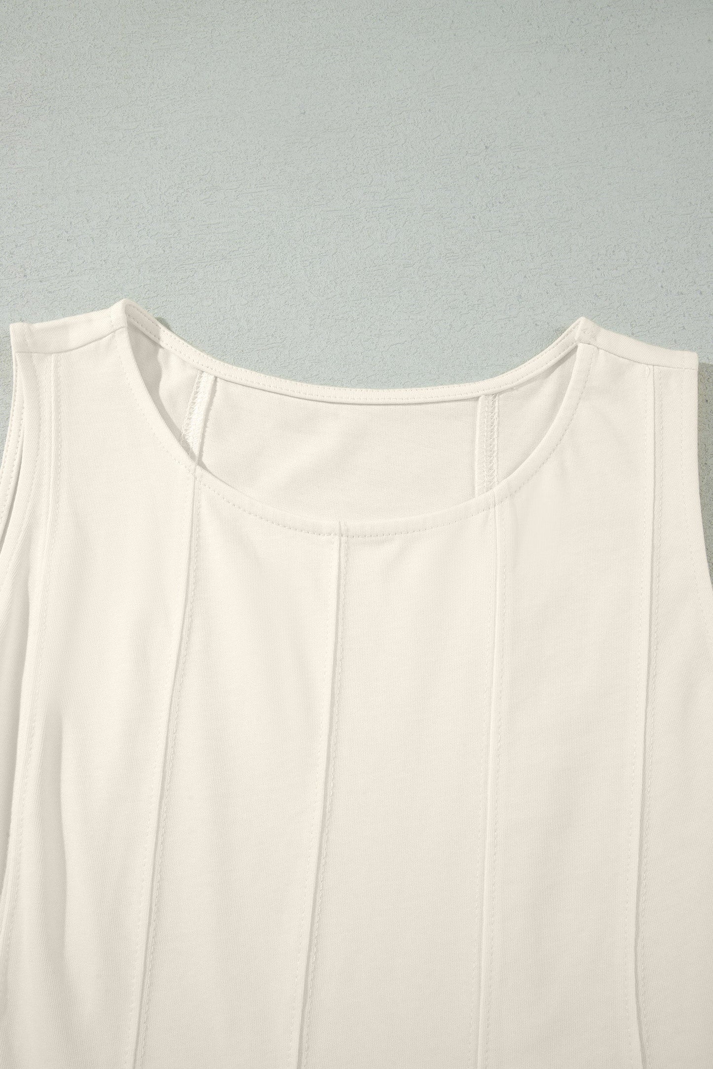 Stitched Detail Loose Tank & Shorts Set