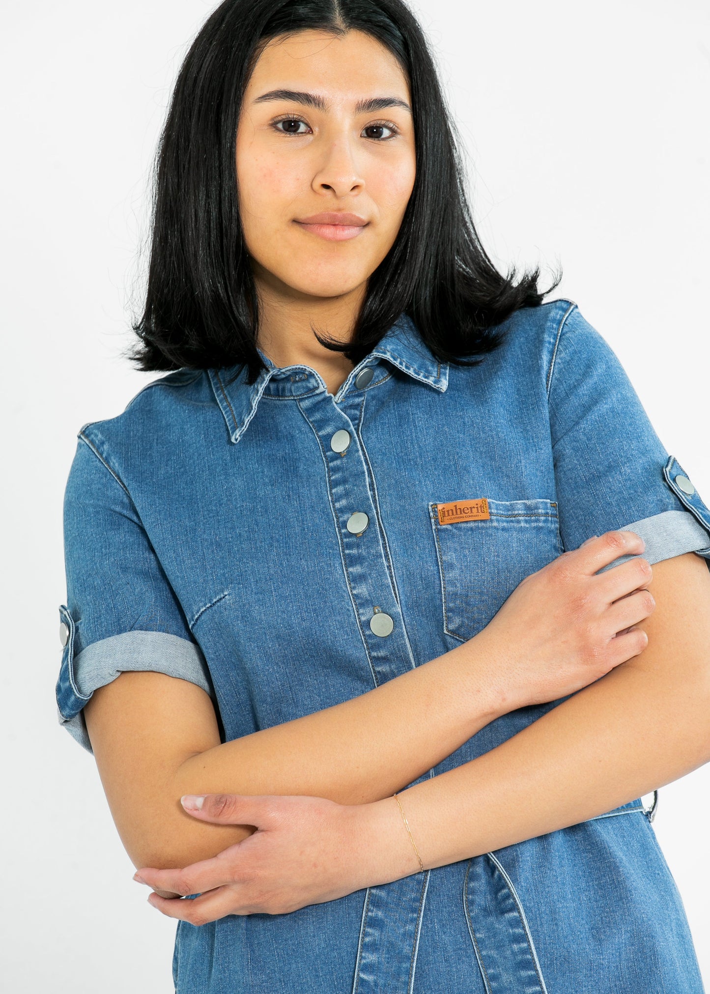 Ada Denim Midi Dress - FINAL SALE
