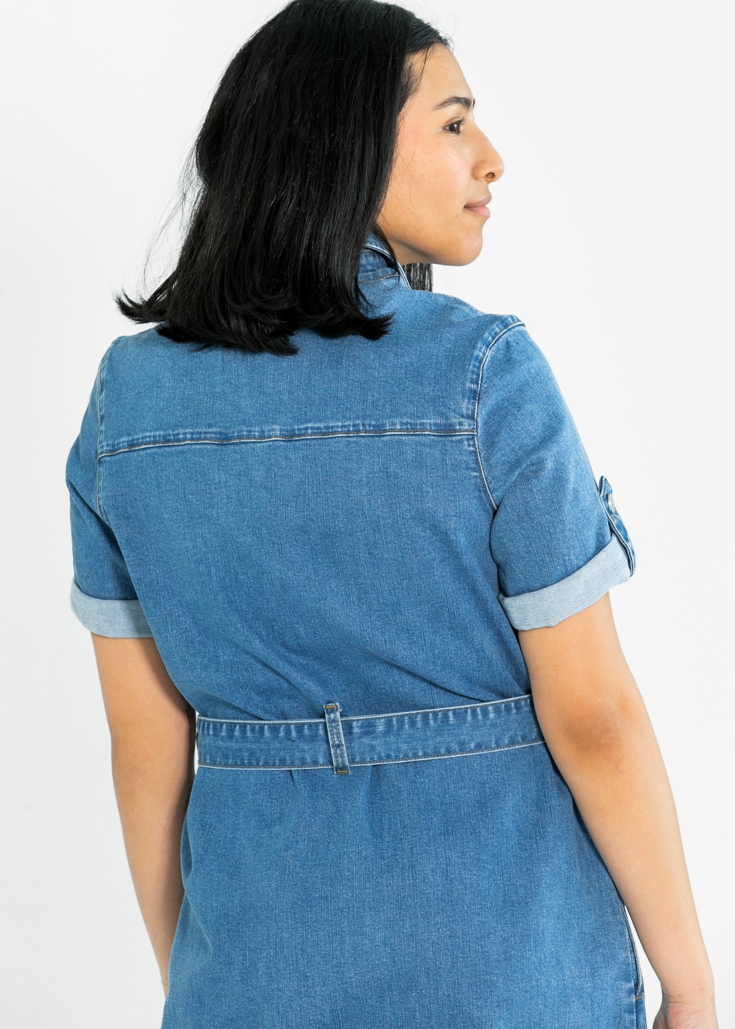 Ada Denim Midi Dress - FINAL SALE