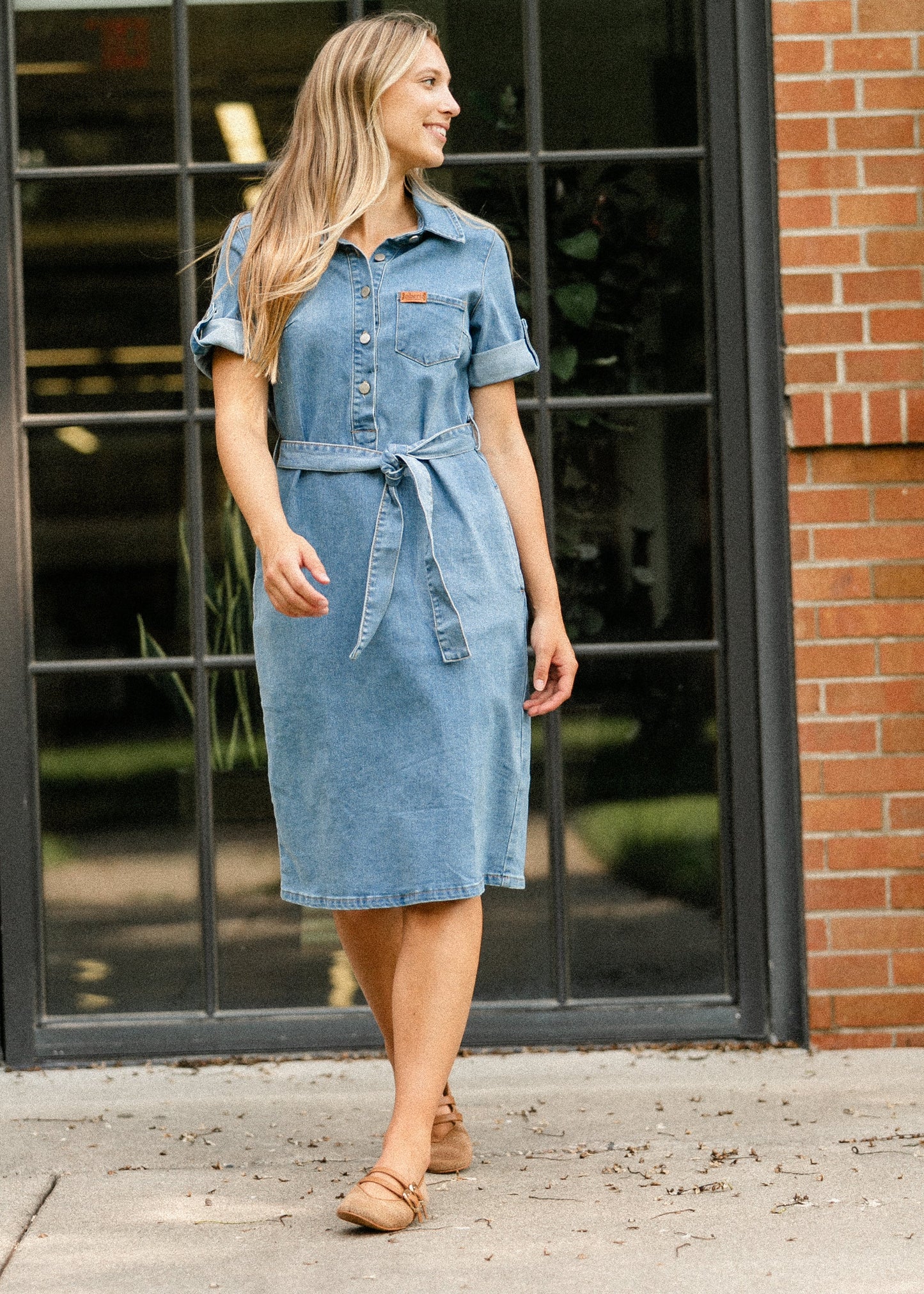 Ada Denim Midi Dress - FINAL SALE