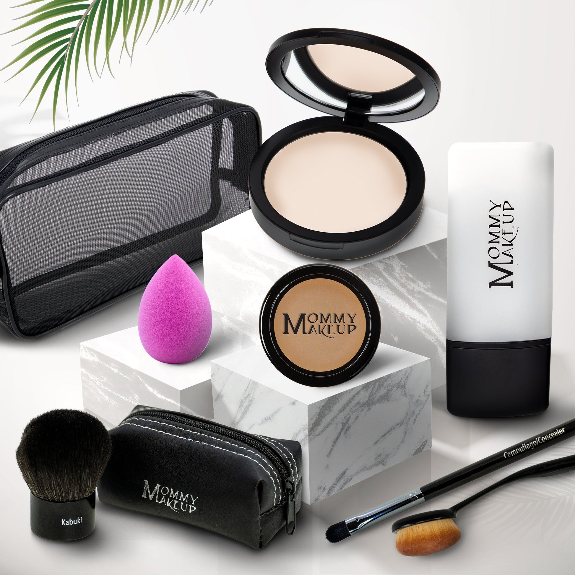 All About the Base | Talc-free Foundation & Concealer Set SLEPT WELL (Medium Dark) - For tan to caramel skin tones LULLABY (Light) - For porcelain to very fair complexions. Tends to burn easily