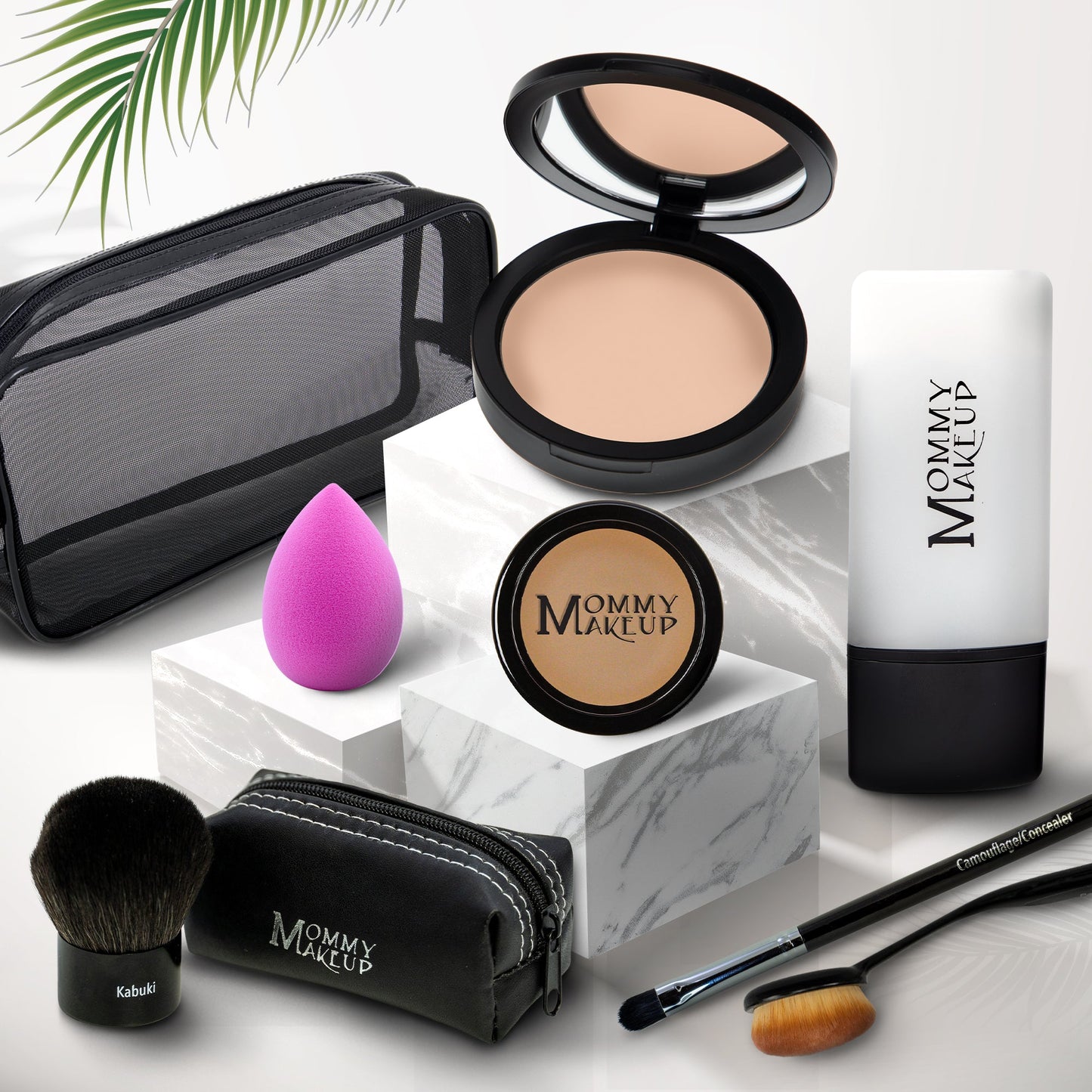 All About the Base | Talc-free Foundation & Concealer Set SLEPT WELL (Medium Dark) - For tan to caramel skin tones DUE DATE (Medium) - For medium complexions. Tans easily in the sun