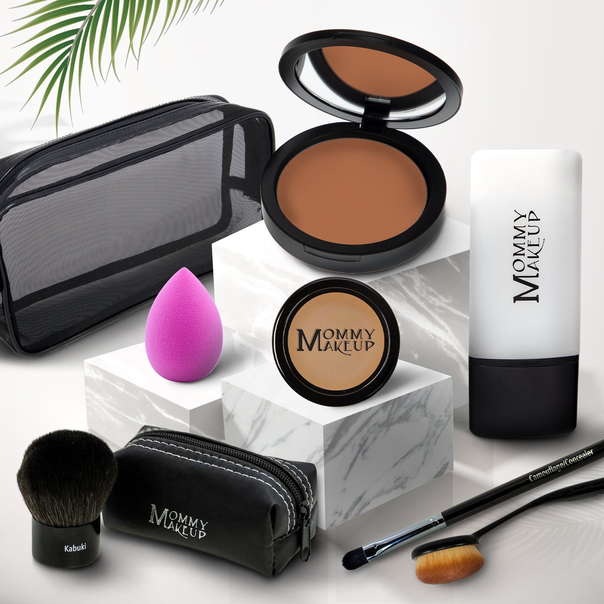 All About the Base | Talc-free Foundation & Concealer Set SLEPT WELL (Medium Dark) - For tan to caramel skin tones PUDDIN' (Dark) - For darker complexions