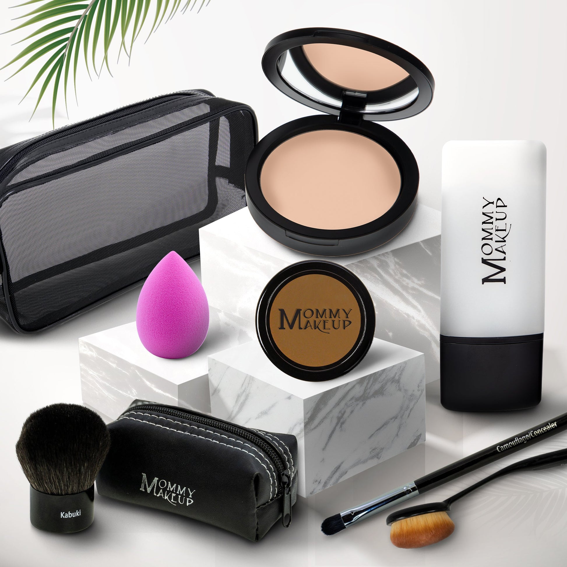 All About the Base | Talc-free Foundation & Concealer Set GOOD NIGHT (Dark) - For darker skin tones DUE DATE (Medium) - For medium complexions. Tans easily in the sun