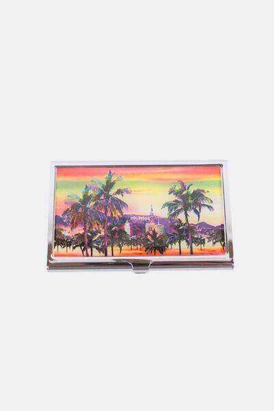 Nicole Lee USA Printed Business Card Case Hollywood One Size