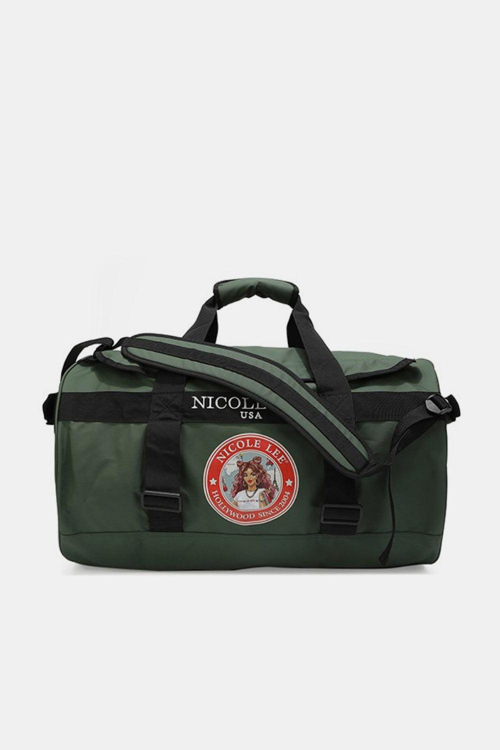 Nicole Lee USA Large Duffel Bag Green One Size