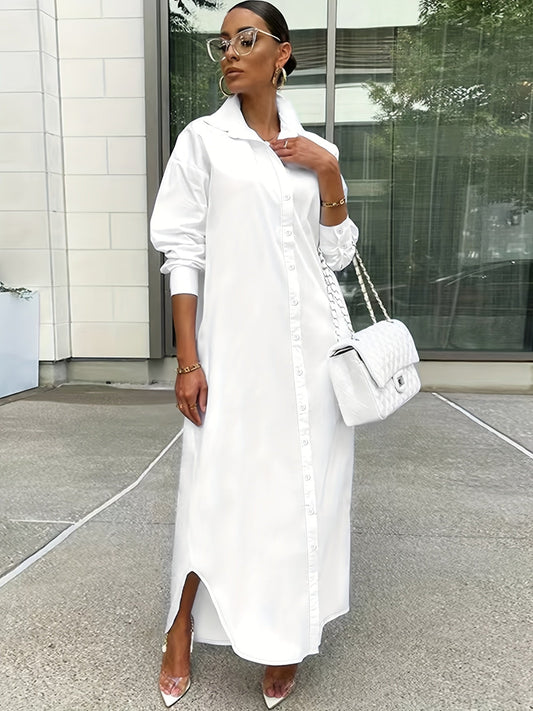 Long-sleeved Casual Shirts And Dresses With Multiple Wear Methods.