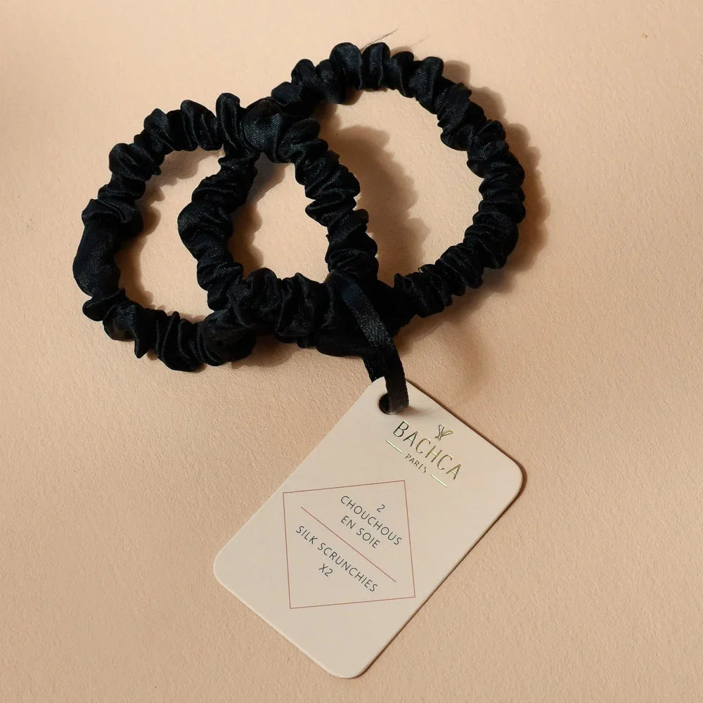 Silk Hair Ties – Pack of 2