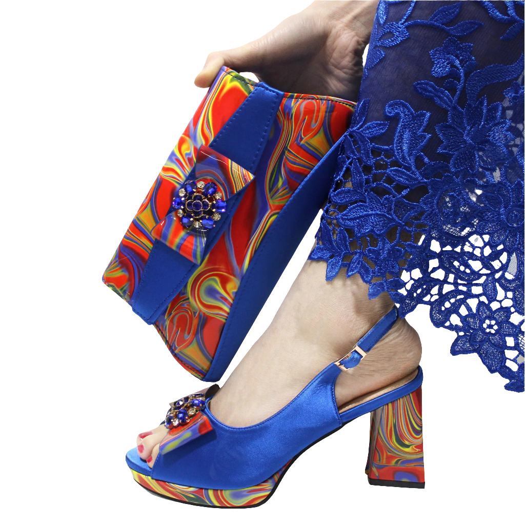 High-quality shoes and Bag Set in Yellow