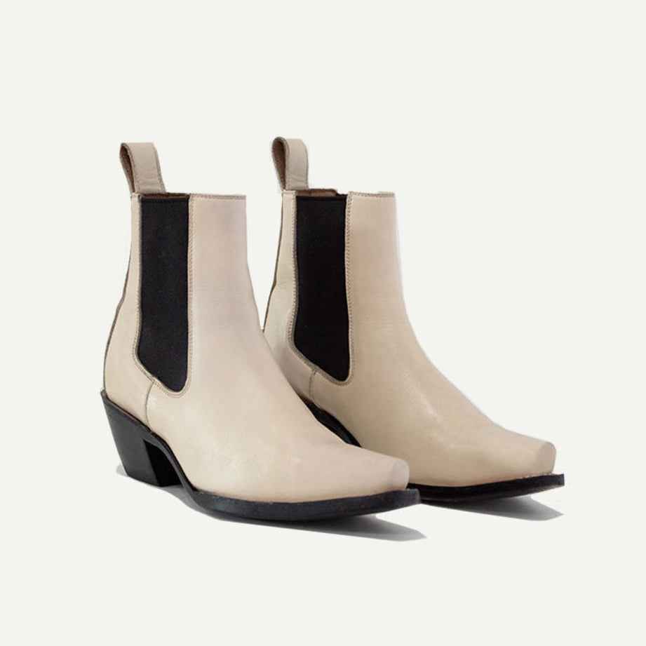 The Sandra Boot in Bone