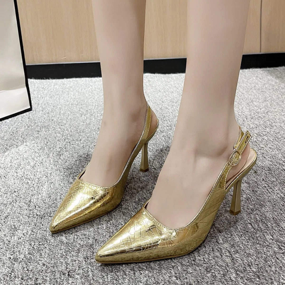 Point Toe Kitten Heels Pumps