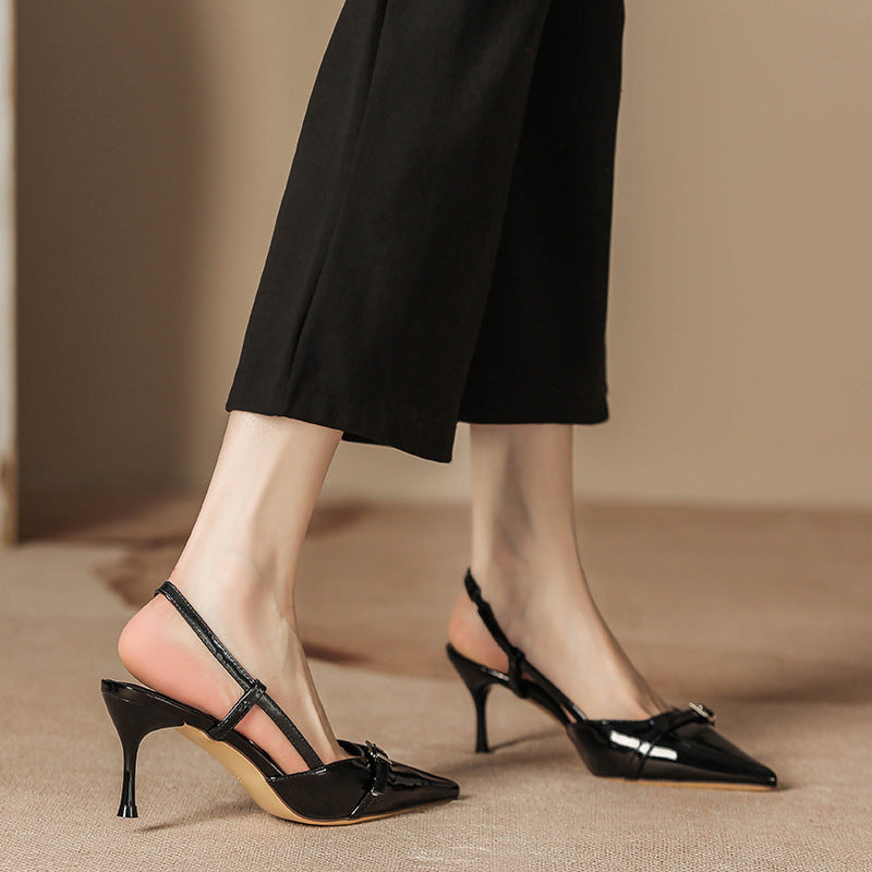 Point Toe Slingback Pumps