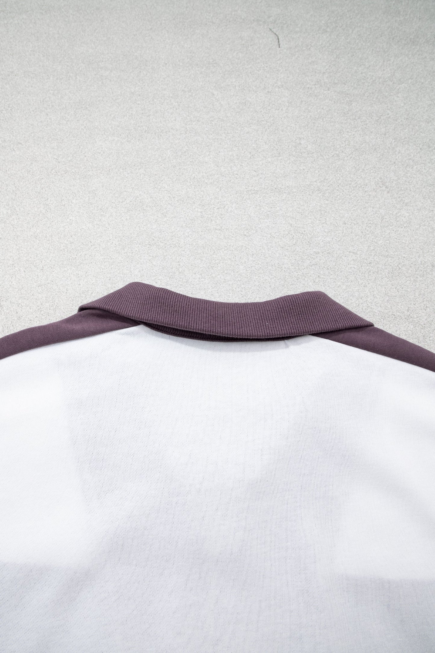 Stripe Colorblock Reverse Seam Top and Shorts Set